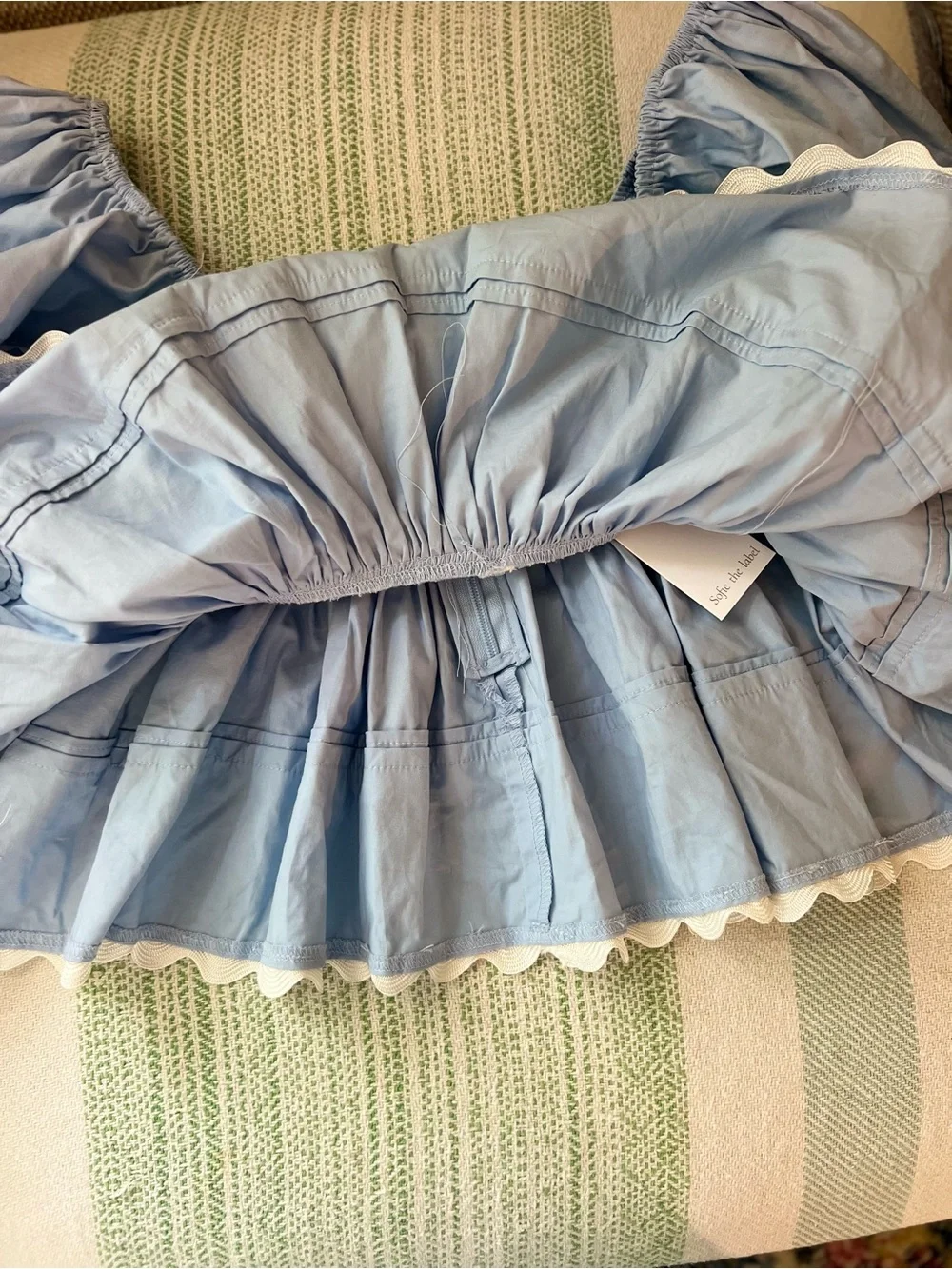 NWT Sofie the label cropped babydoll top size small - Picture 9 of 10